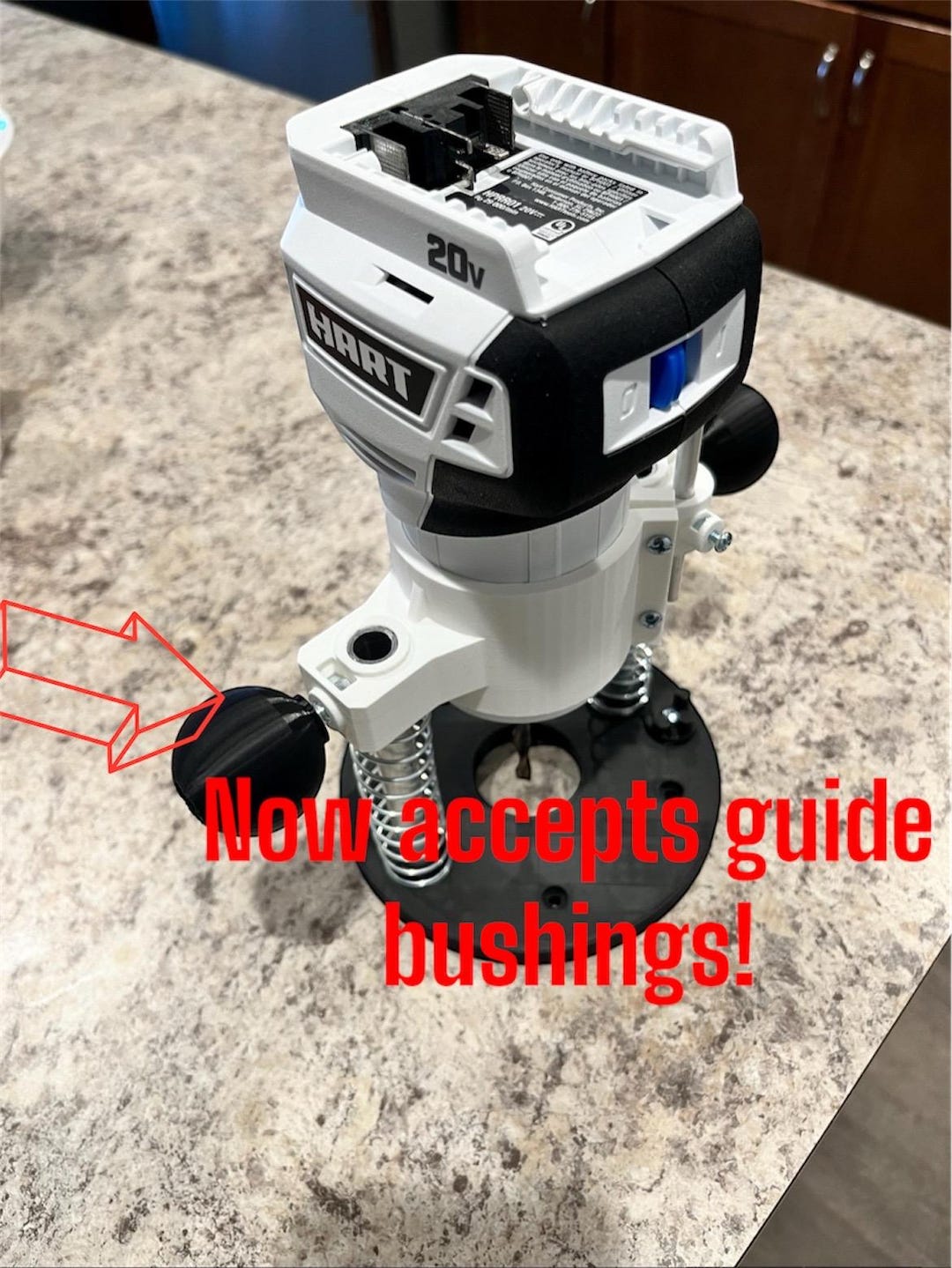 Mightyplungebase / Hart Cordless Router / Router Plunge Base / Hart ...