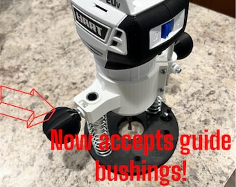 MightyPlungeBase / Hart Cordless Router / Router plunge Base / Hart Tools / Cordless router / Woodworking Tool / Walmart tools / Mens Gift
