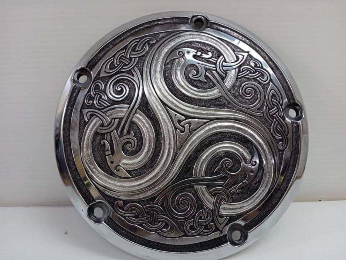 Hand Engraved Harley Davidson Derby Cover Custom Hand Etsy