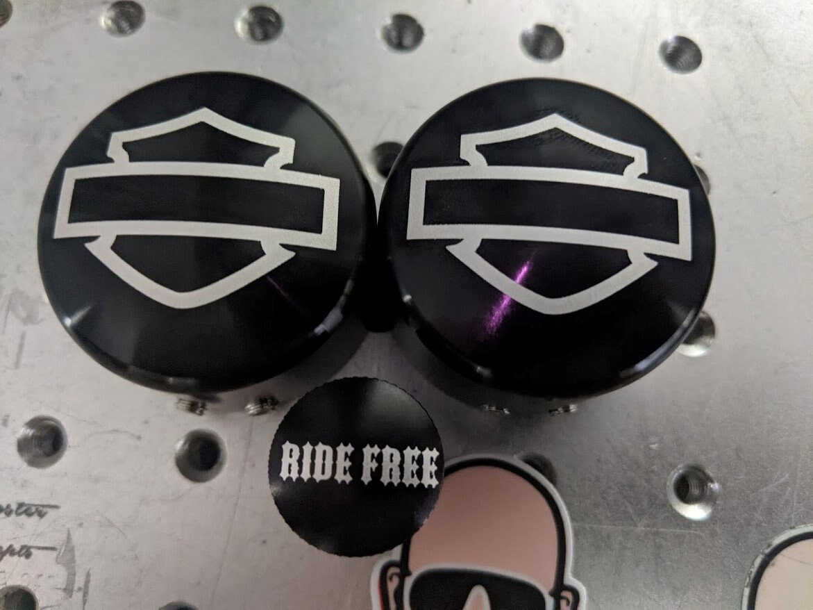 Harley Davidson Axle Nut Cover Custom Machined and Laser Etsy