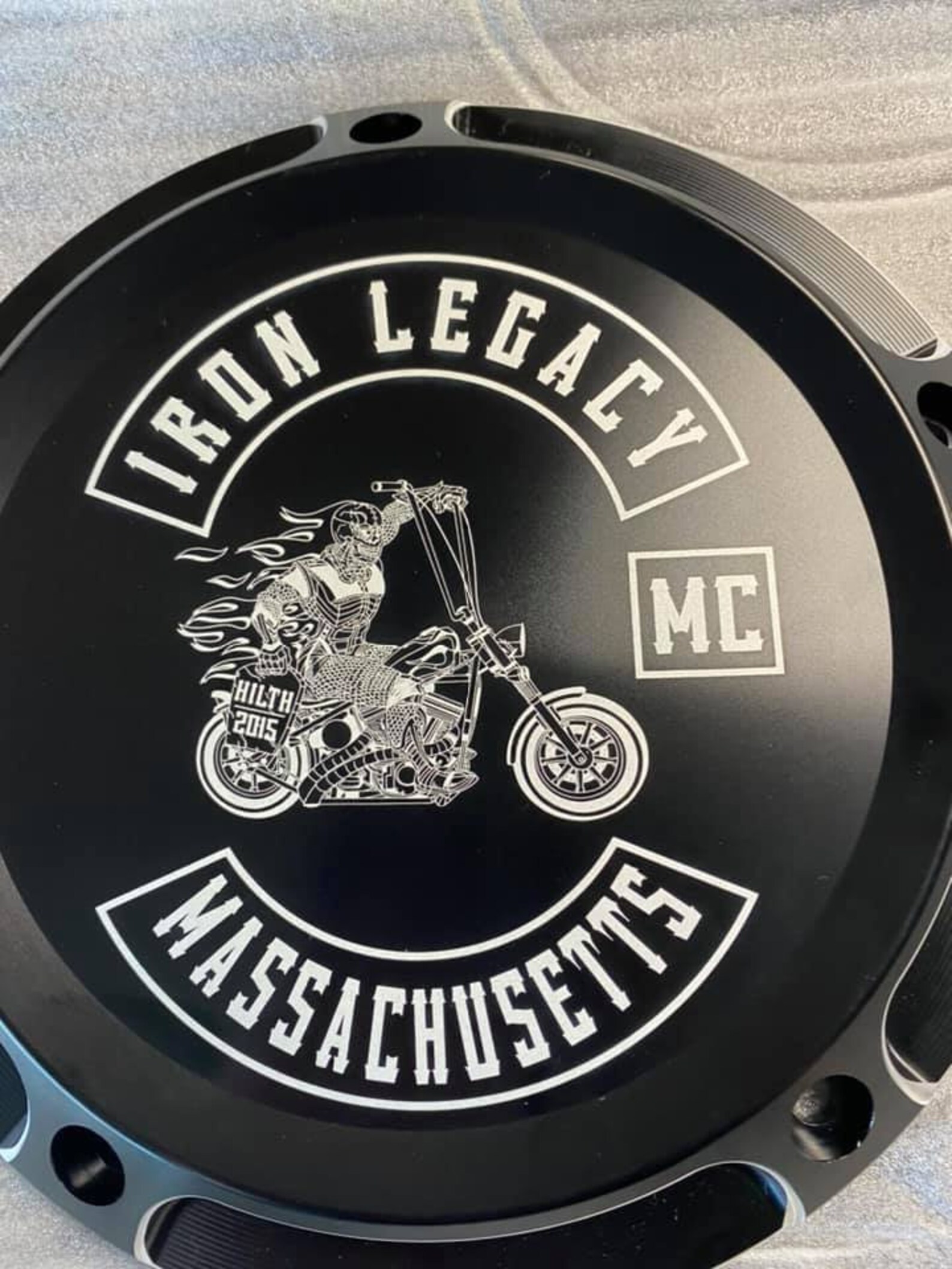 Harley Davidson Derby Cover With Custom Laser Engraving | Etsy