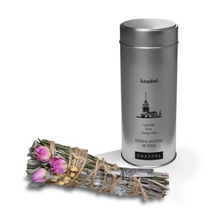 Pacchetto di erbe aromatiche Istanbul - Rosa naturale, semi di Peganum Harmal e salvia per purificazione e protezione spirituale - Meditazione