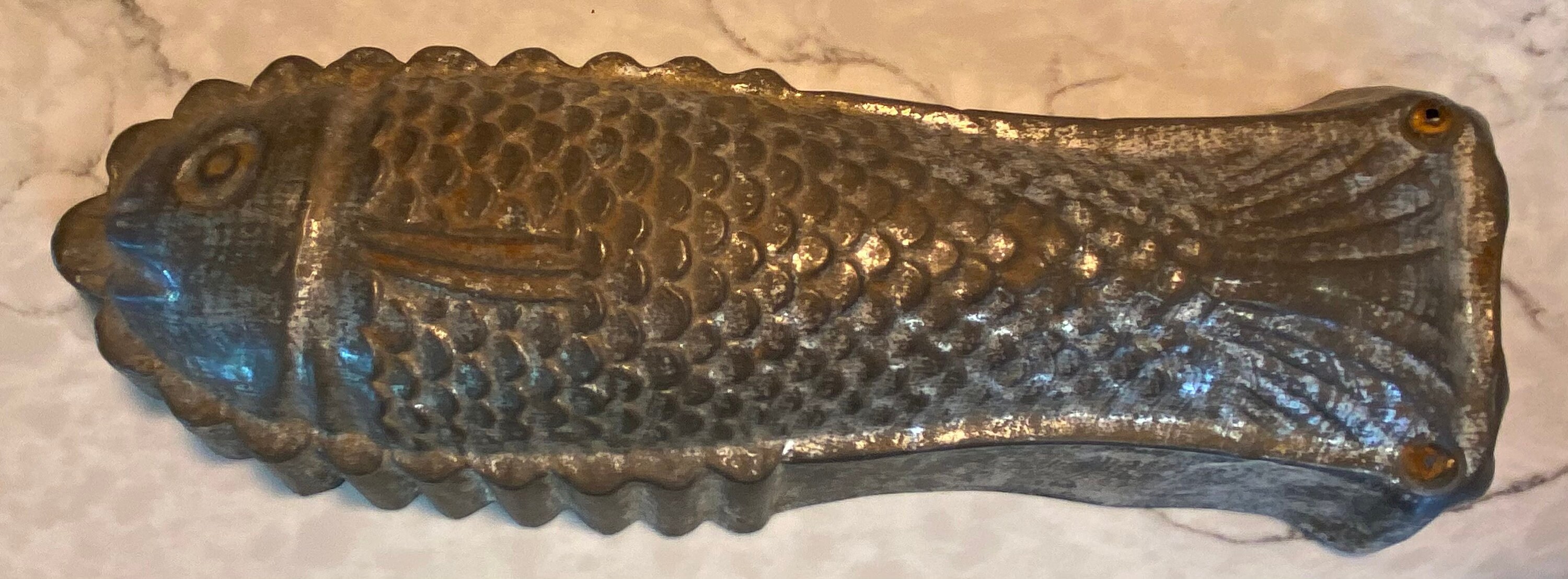 Tin Fish Jello Mold Etsy