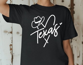 Comfort Colors Texas Shirt,Texas Map Shirt,Gift for Texan,Texas Graphic Shirt,Texas Home State Tee,Western Country Shirt
