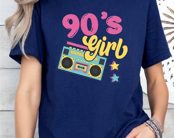 Retro 90's Girl Shirt , Mothers Day Tee, Vintage Style 90's Birthday Shirt , Retro Birthday Shirt , 90's Shirt , Gift for Mother