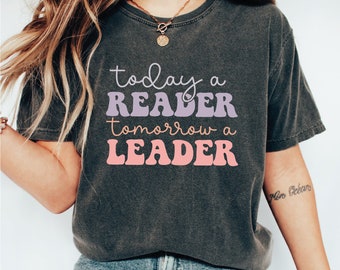 Comfort Colors Reader Shirt, Teacher Shirts, Nerd Tshirt, Bookish Shirts, Teacher Tshirt, Librarian Shirt, Book Nerd ,Library Lover,Bookworm