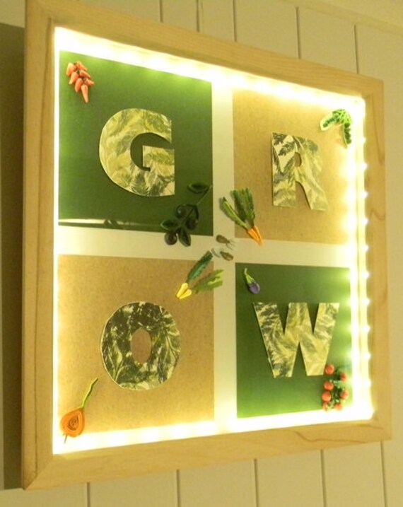 Œuvres d'art Quilled Grow