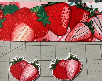 3” character ribbon with resin