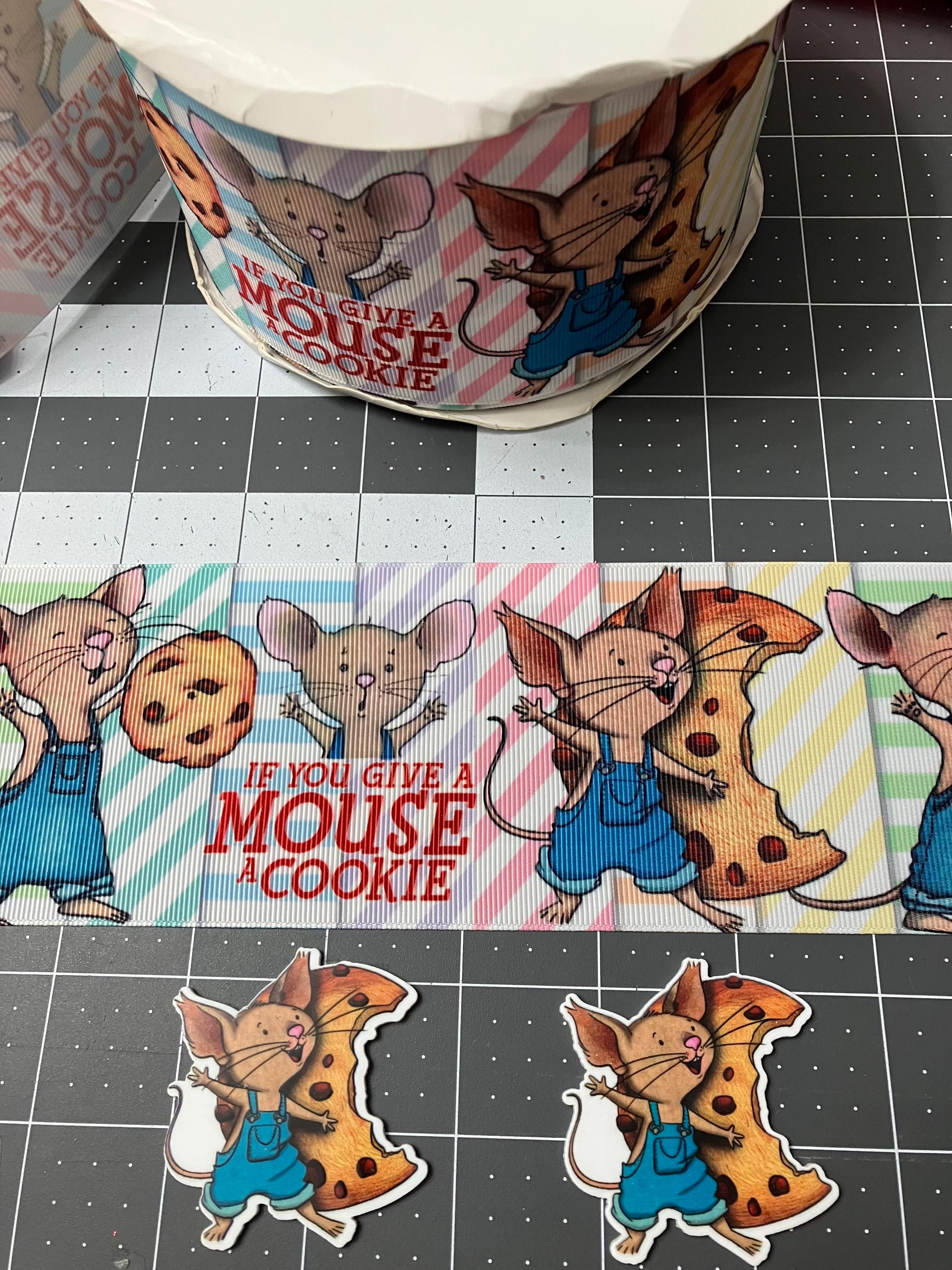 3” character ribbon with resin