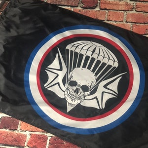 502nd IN. Flags & Guidons | Double Sided | Black Hearts | 3’x5’ and 20"x27" | Infantry | 11B | Free Shipping