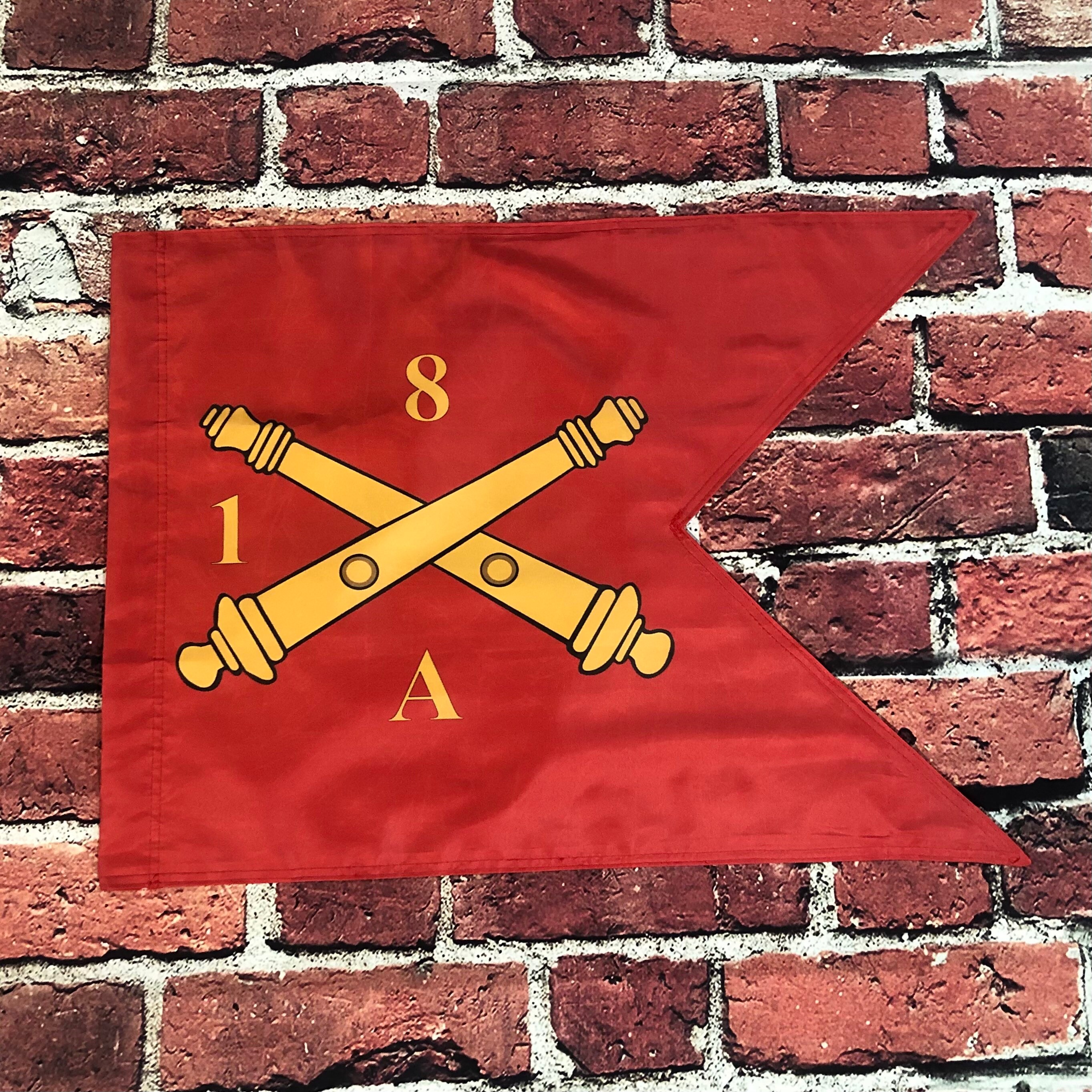 Custom Field Artillery Guidon Double Sided FA Etsy