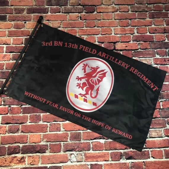 13th Field Artillery 3x5 Flag FA Double Sided US Army Etsy