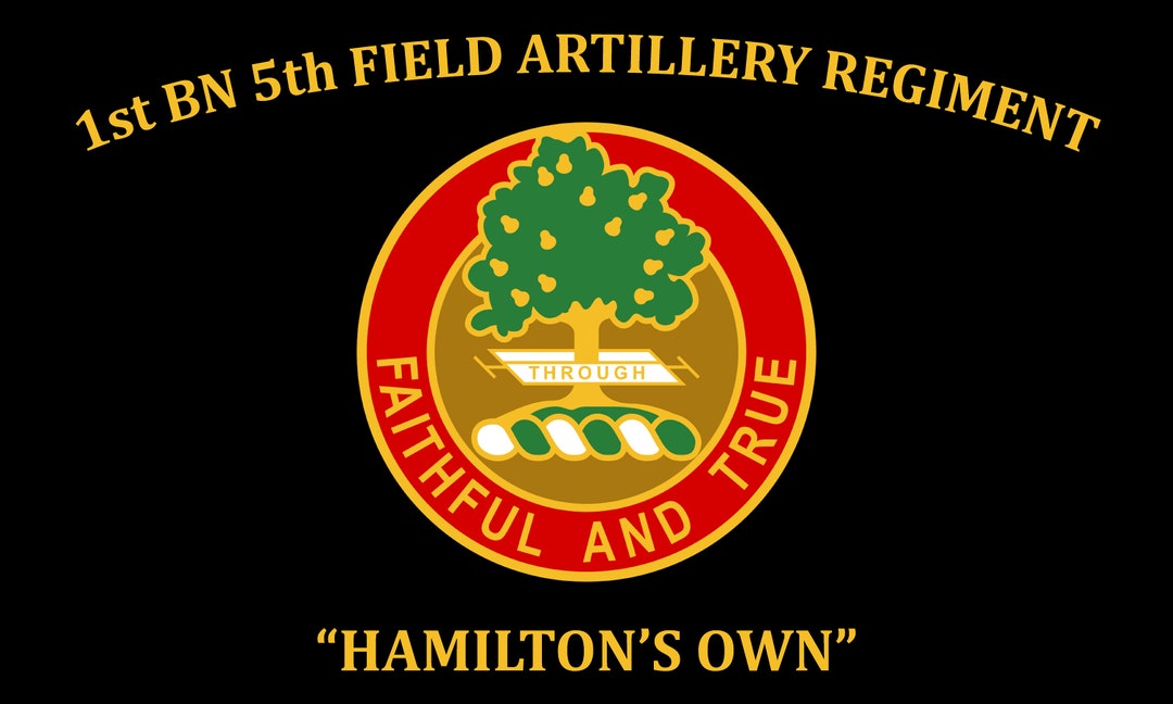 5th Field Artillery Flag Double Sided 3x5 Free Shipping Etsy