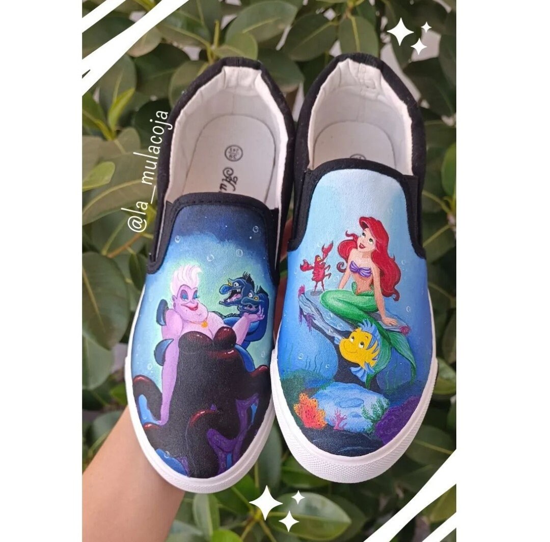 The Little Mermaid Slippers Etsy