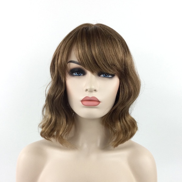 HIGH Quality Wavy Sassy Natural Fashion Auburn Blend Wig - Eve3327tl