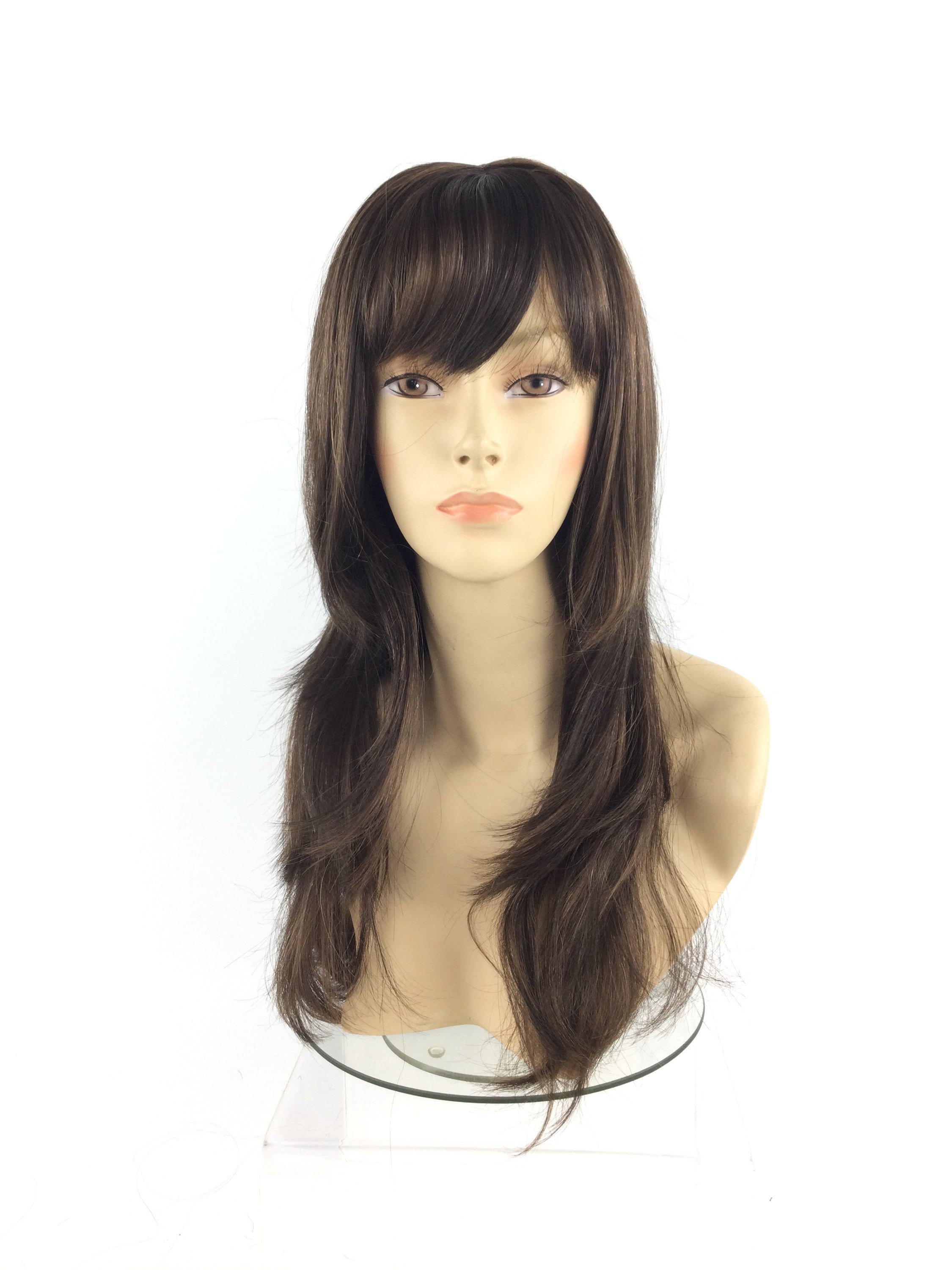 Layered HIGH Quality Brown/auburn Highlight Natural Fashion 
