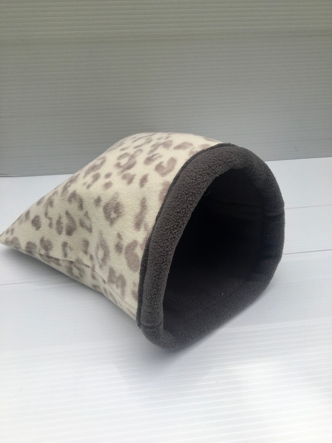 Guinea Pig Cuddle Sack/ Guinea Pig/ Cheetah Print/ Fleece/ 11x11/ Small