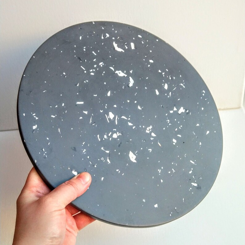 Extra Large Round Black Tray// 30cm Decorative Plate Coffee Etsy UK