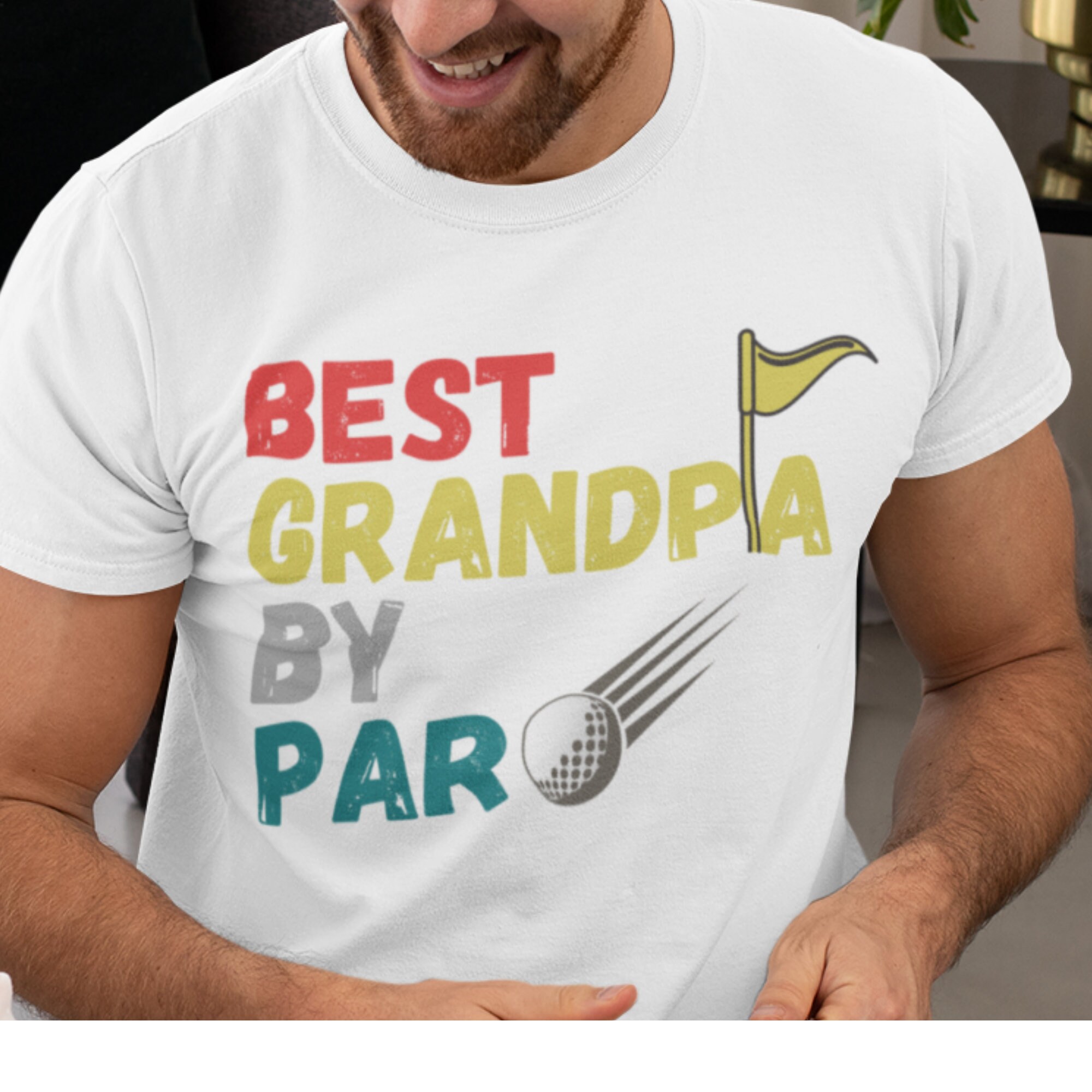 Mejor abuelo a la par camiseta para hombre camiseta del Etsy