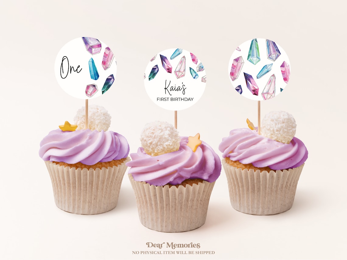 Crystal Birthday Party, Gems Birthday Bundle Set, Crystal Party Package