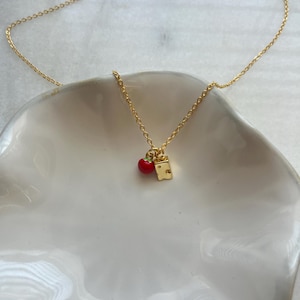Collier à breloques tomate et fromage, bijoux pour gourmets en plaqué or