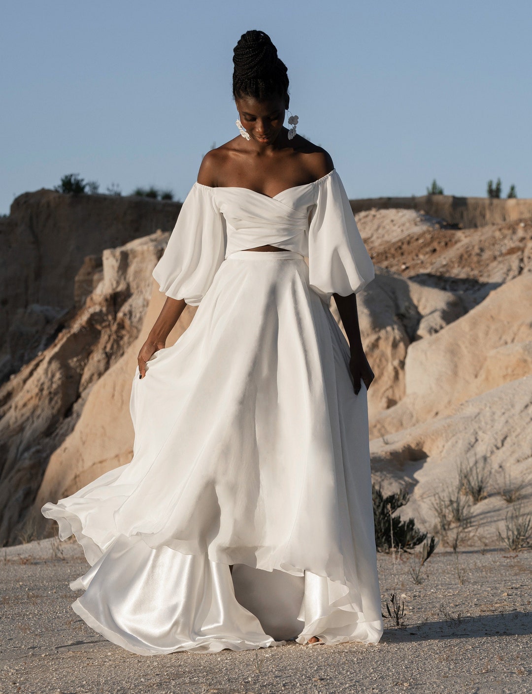 Abiti Gonna Corta Davanti E Lunga Dietro Abito Da Sposa Per Donne