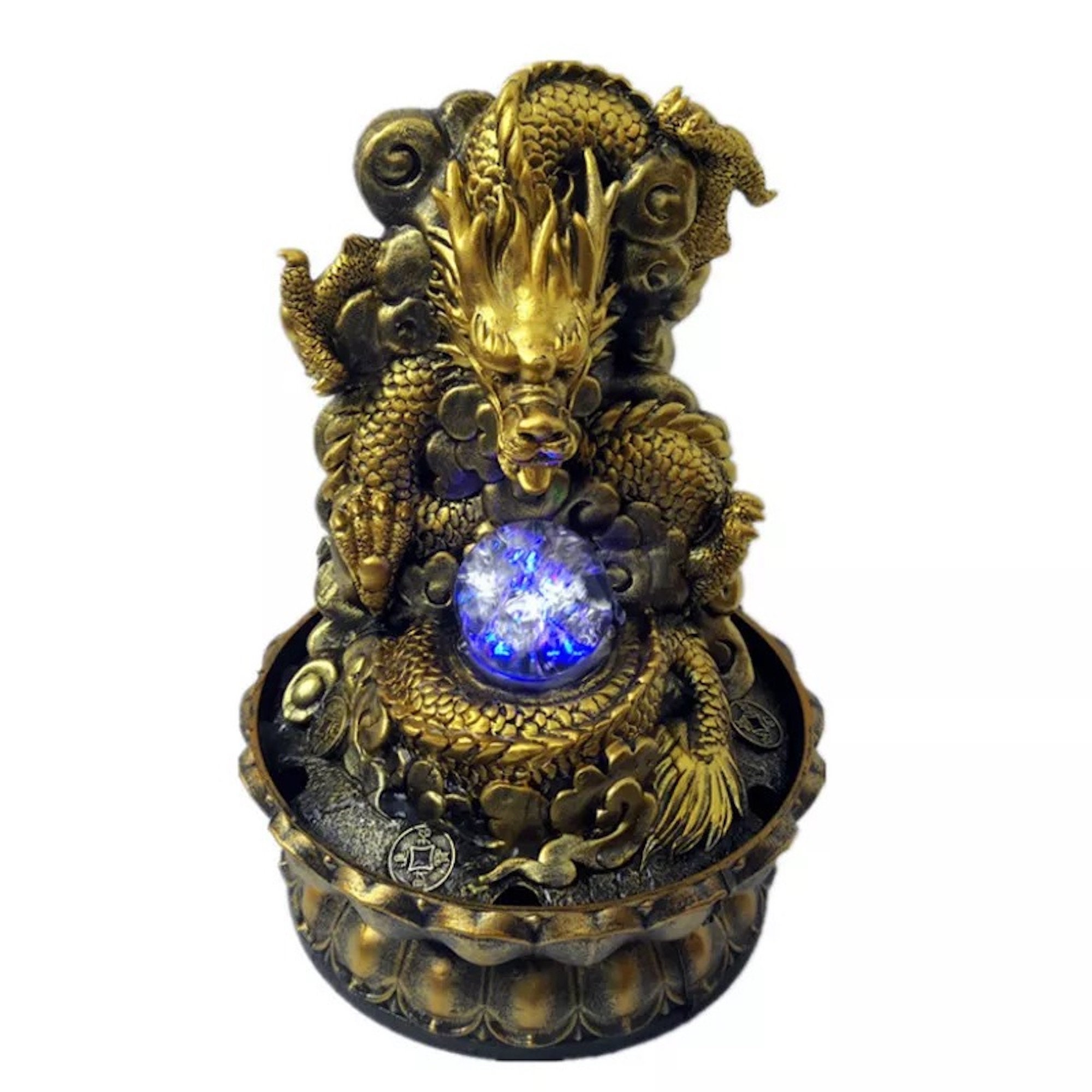 Dragon Waterfall Fountain Indoor Fountain Desktop Fountain Etsy
