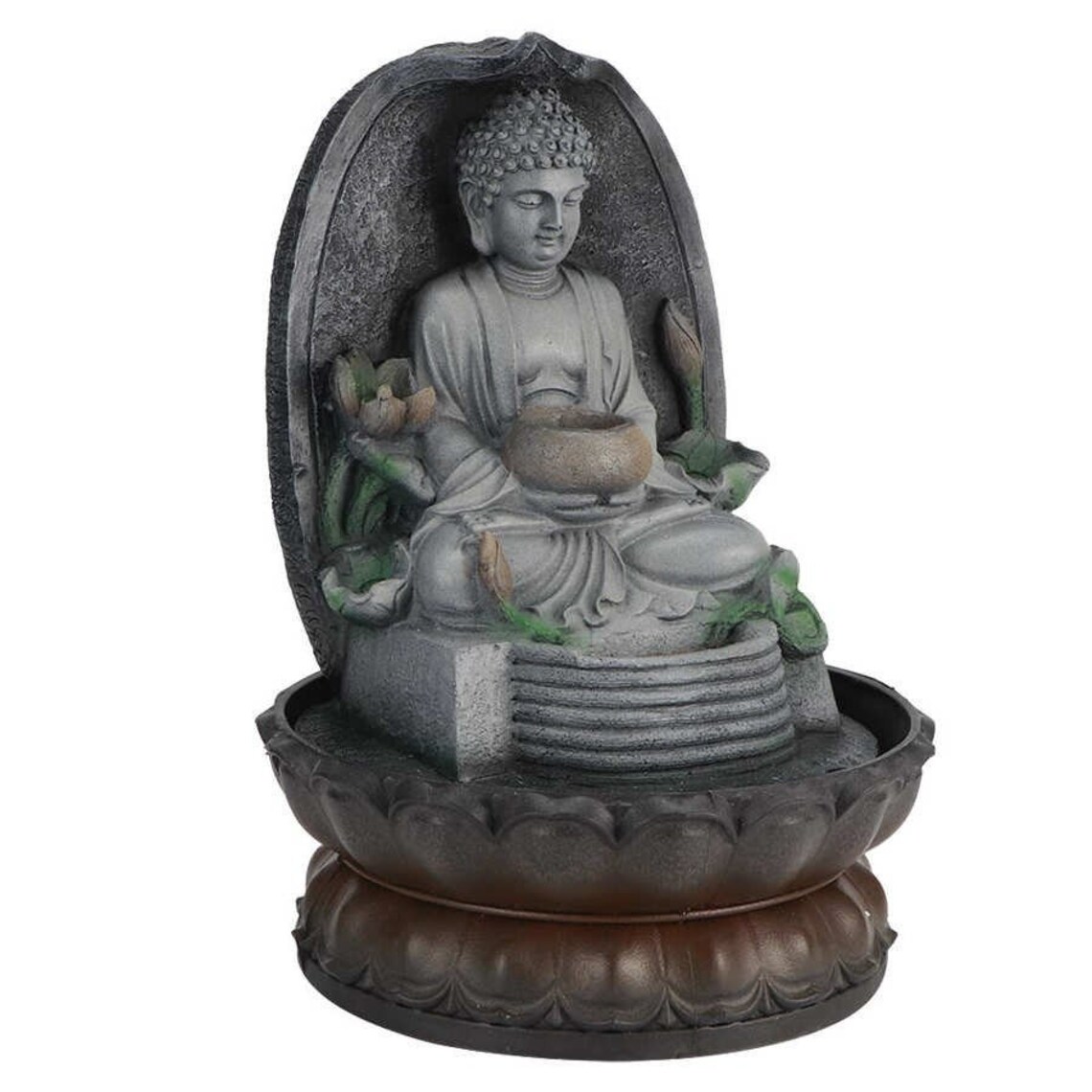 Buddha Water Fountain Indoor Fountain Desktop Fountain Etsy