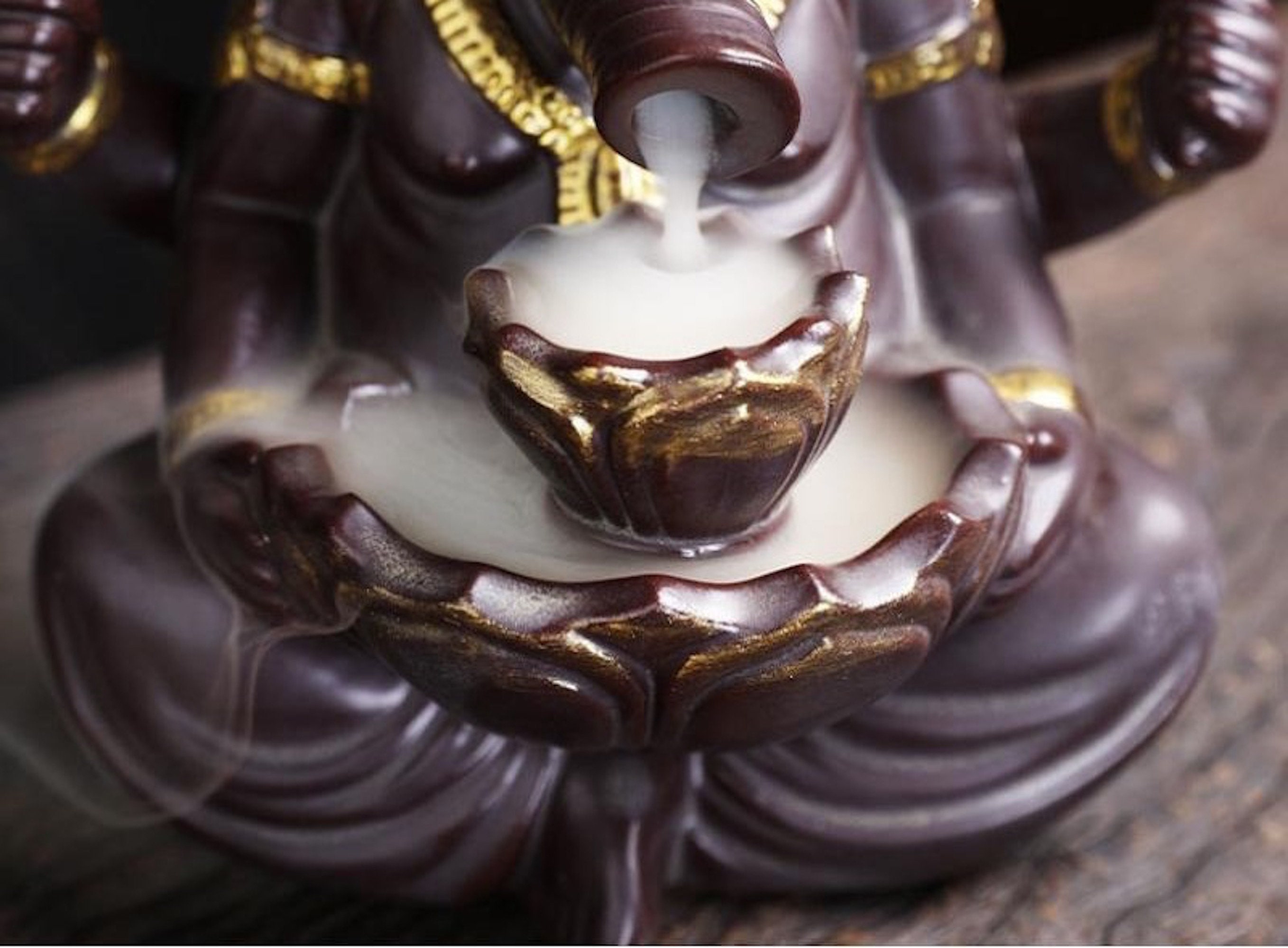 Ganesh Backflow Incense Burner Etsy