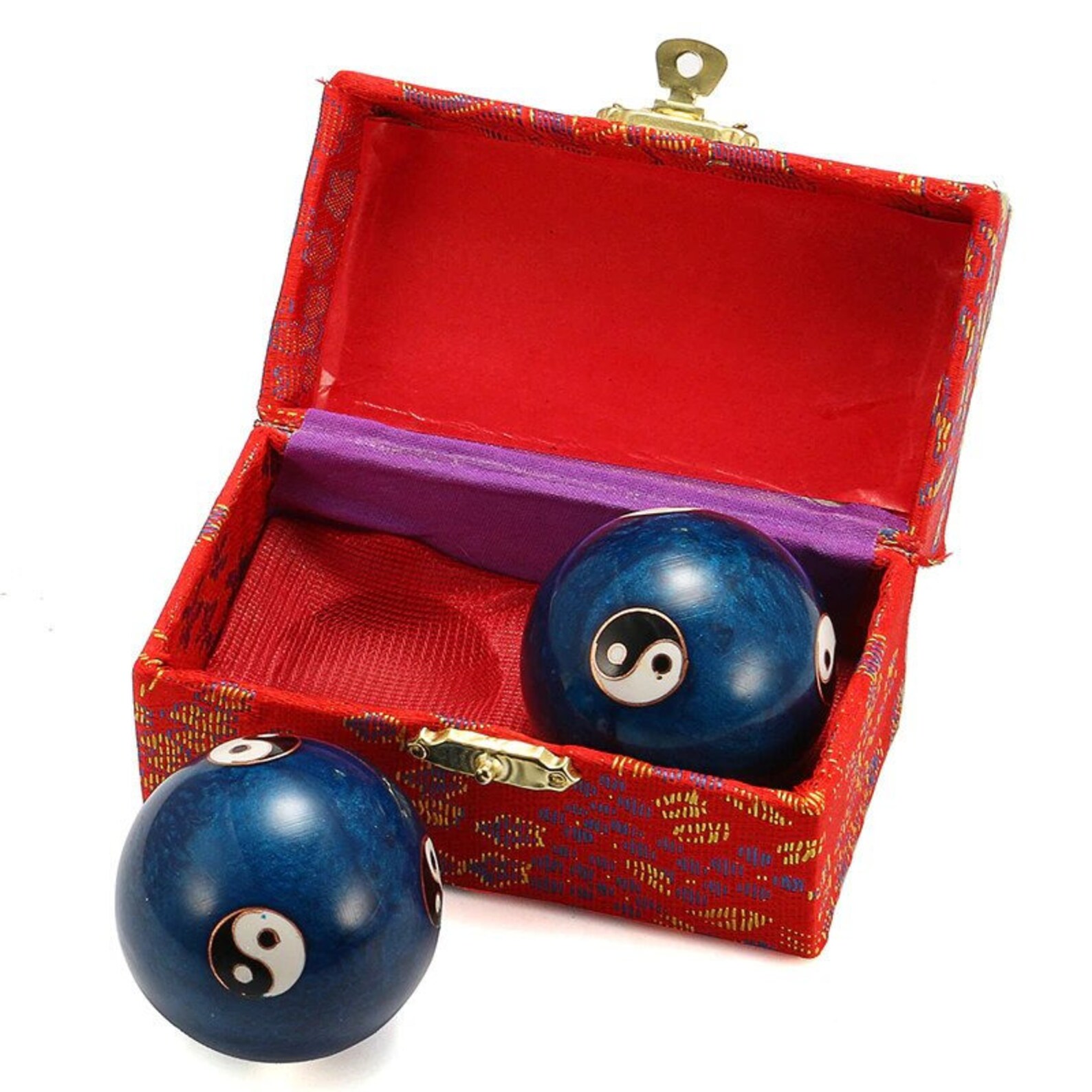 Yin Yang Chinese Meditation Ball Baoding Balls Zen Balls Etsy