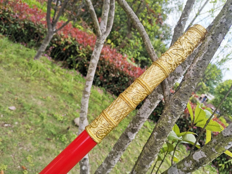 Monkey King Wooden Staff Costume Weapons Etsy Singapore