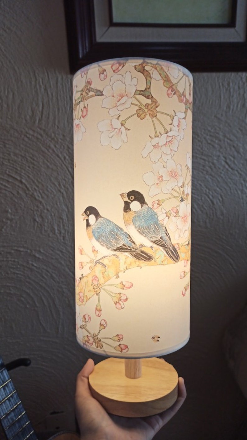 Chinese Lamp Shade Table Lamp Zen Bedroom Lamp Night Light Etsy