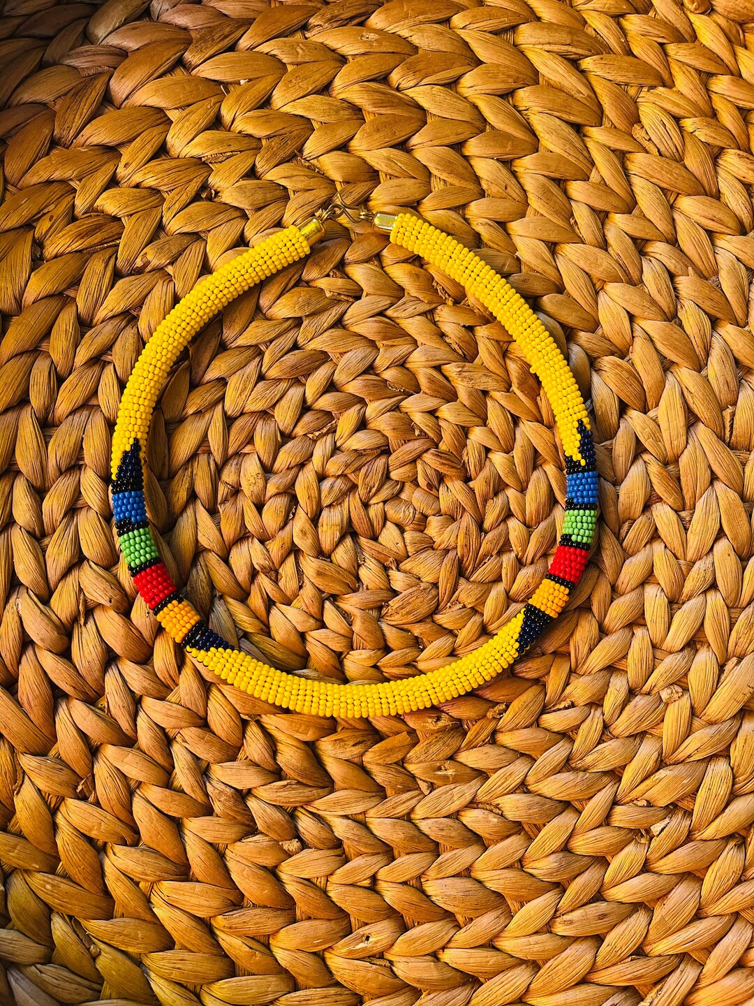 Kenyan Bead Necklace // Maasai African Chokerafrican Jewelry - Etsy