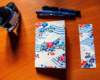 400 Pages A6, Tomoe River Notebook "Chiyogami" - Japanese Fountain Pen Paper Friendly