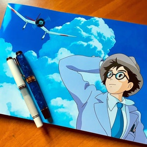 Tomoe River paper pad A4 100 sheets, Miyazaki, "The Wind Rises"