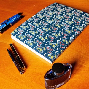 400 Pages A4, Tomoe River Notebook "Katazome" - Japanese Fountain Pen Paper Friendly