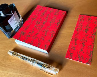 Tomoe River Notebook "Chiyogami", 400 Pages A6 - Japanese Fountain Pen Paper Friendly