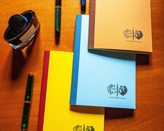 Tomoe River A5 "Circolo Stilografico Romano" Notebook Set: Fountain Pen Friendly Paper