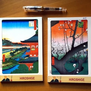 Due quaderni &quot;Hiroshige&quot; Tomoe River, 250 p. - Carta giapponese per penna stilografica