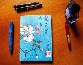 Tomoe River Notebook Kozo-Mulberry "Hiroshige - Cherry Blossoms" – A5, 300 Pages,