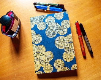 400 Pages A5, Tomoe River Notebook "Lokta" - Japanese Fountain Pen Paper Friendly