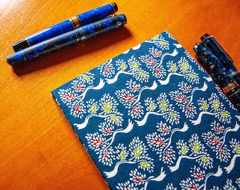Tomoe River Notebook "Katazome", 400 Pages A5, - Japanese Fountain Pen Paper Friendly