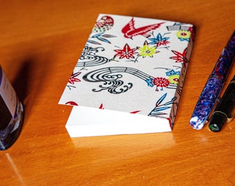 Tomoe River Notebook, A6, 400 pages "Katazome" - Japanese Fountain Pen Friendly Paper