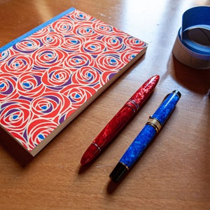 300 pp., A5, &quot;Chiyogami&quot; Tomoe River Notebook