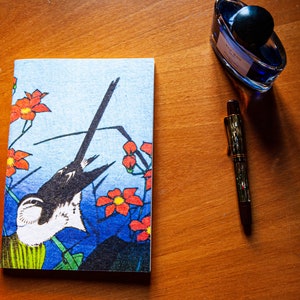 Kozo-Mulberry &quot;Titmouse&quot; – A5, 120 Pages, Stapled Tomoe River Notebook
