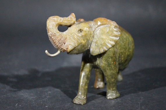 Elephant stone hand carved