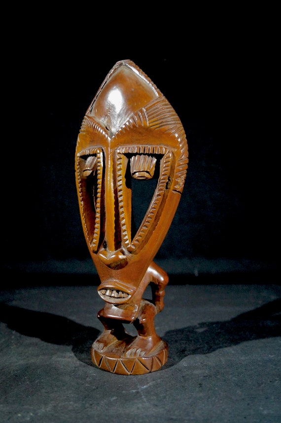 African carved figure in wood
