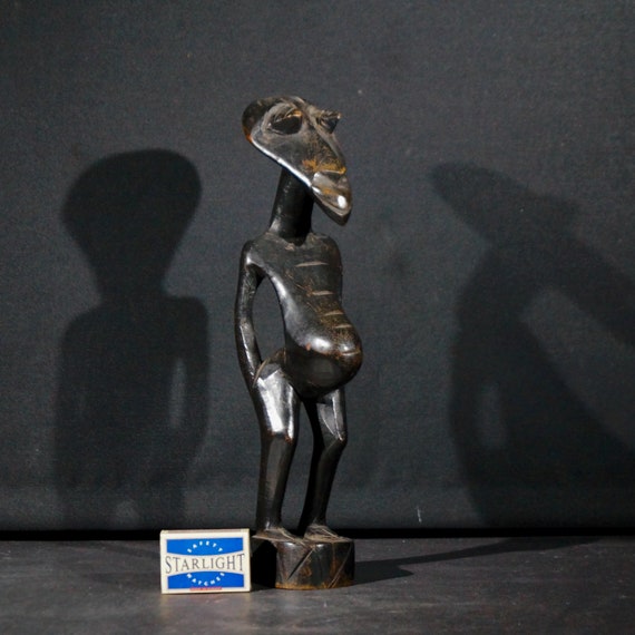 African carved figure in wood