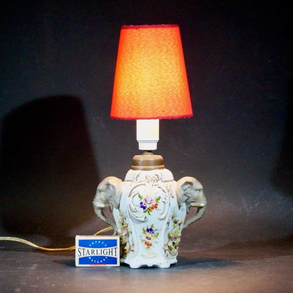 Lovely lamp with elephant heads