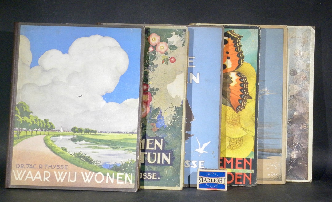 Set of Six Verkade Albums by Jac P. Thijsse. - Etsy